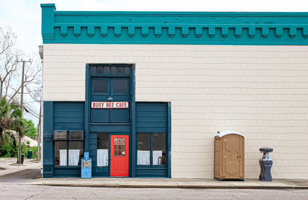 Porta potty delivery and setup in Sidney, OH